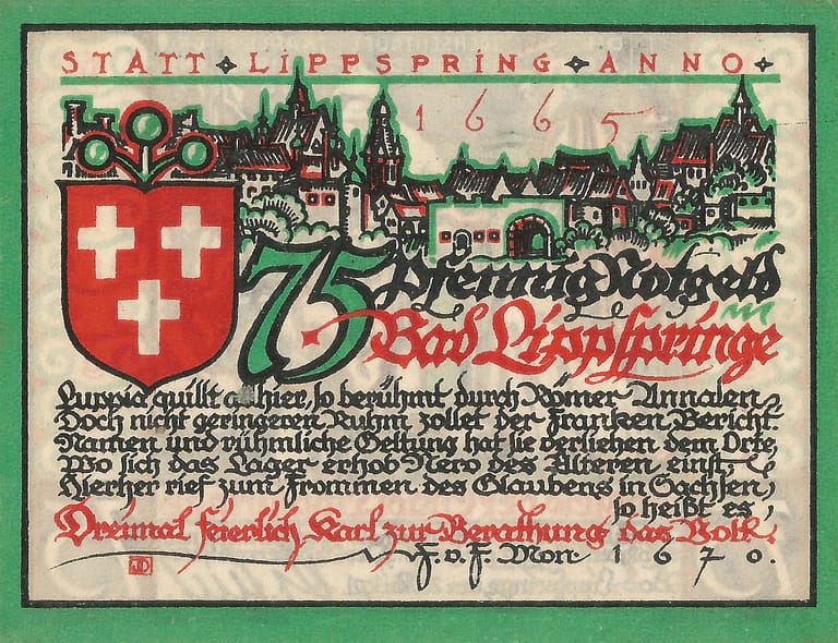 Notgeld - L 7 805.1 3 3 Anverso