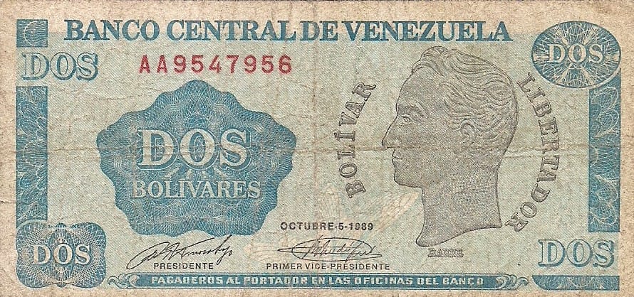 Venezuela 27 Pick 69 ad