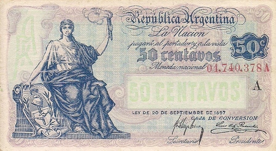 8-Caja de Conversión Comunes (1908-1935) 5 Col 345a ad