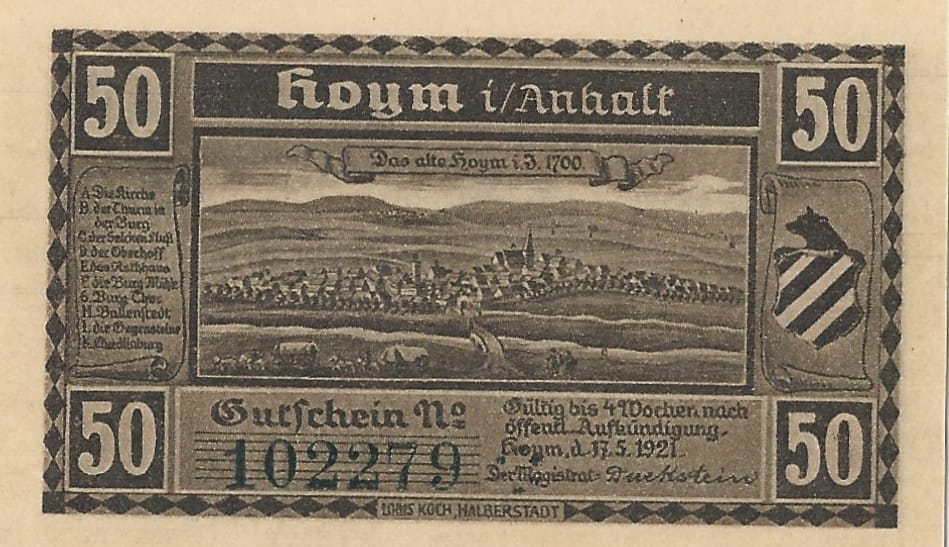 Notgeld - H 7 0634.4 6 6 Anverso