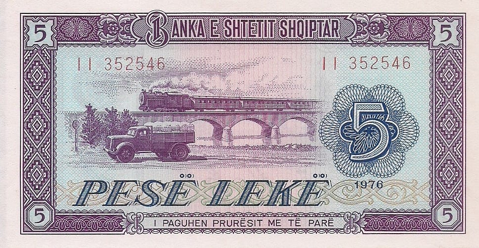 Albania 25 Pick 42a ad 1