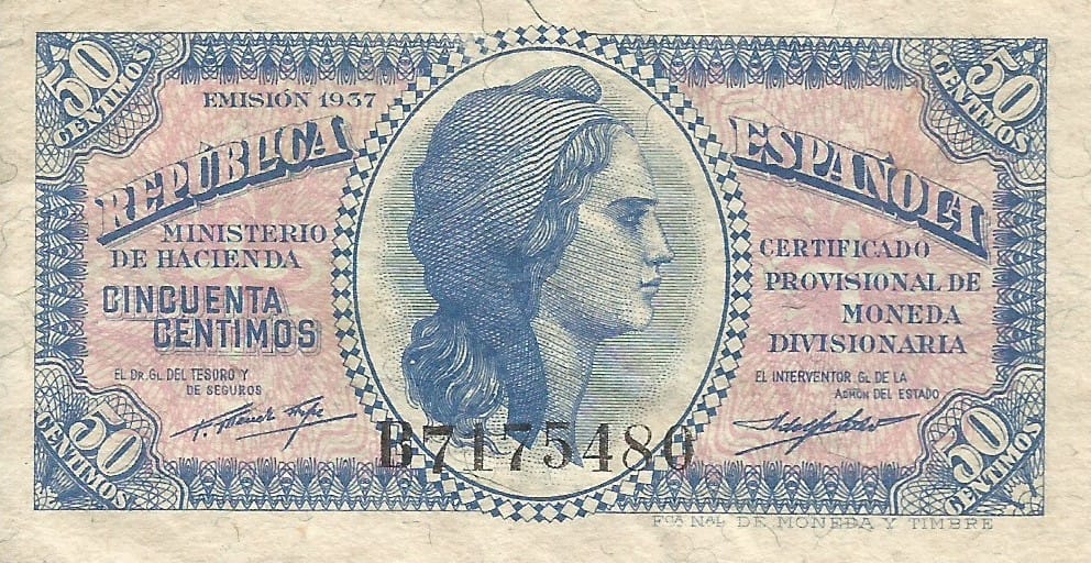 España 39 Pick 93 Anverso